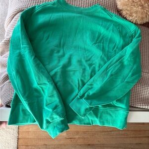 Everlane Bright Green Sweatshirt